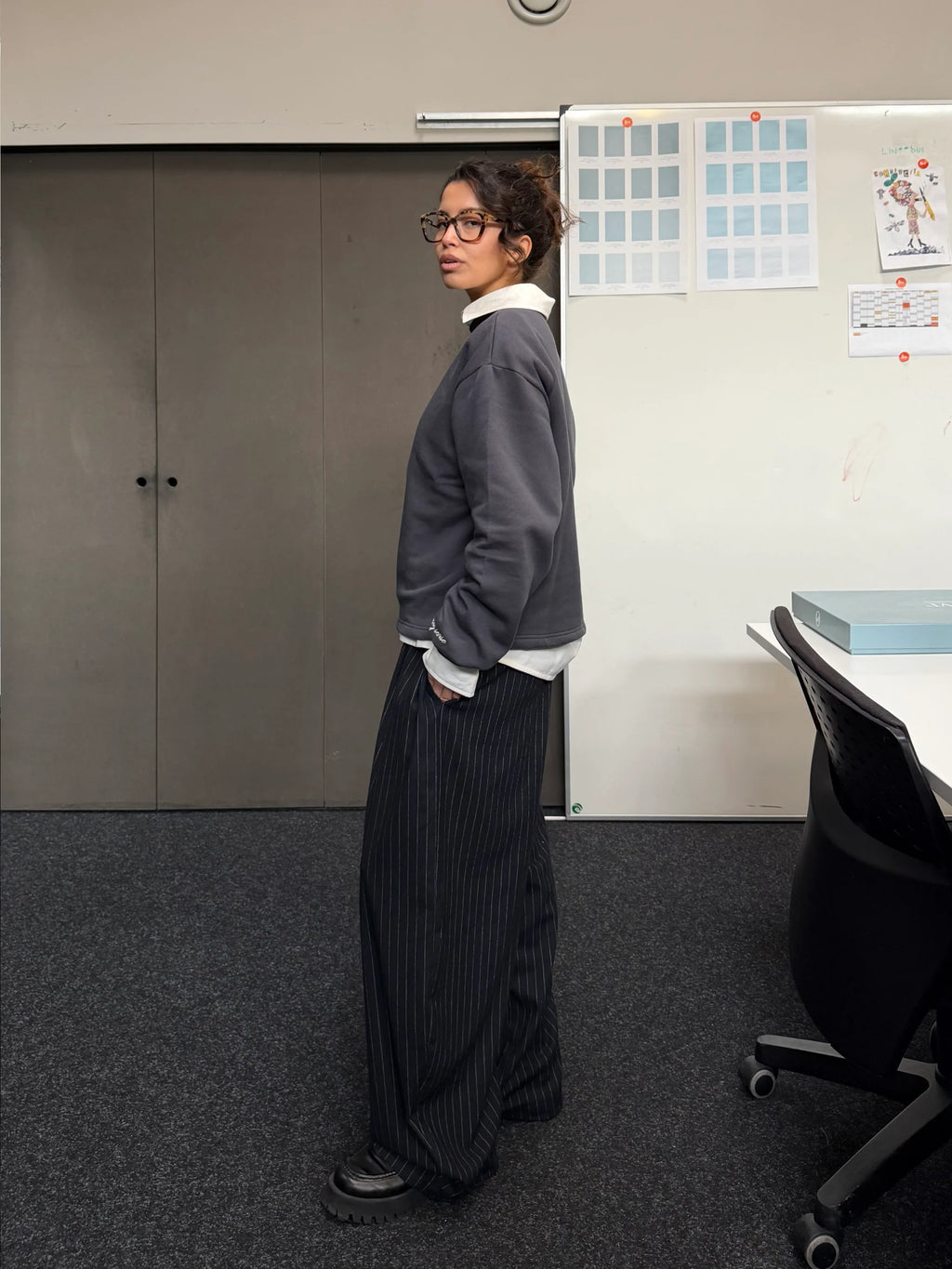 Evekind Striped Pants